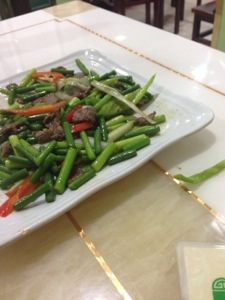 boeuf aux haricots pimentés