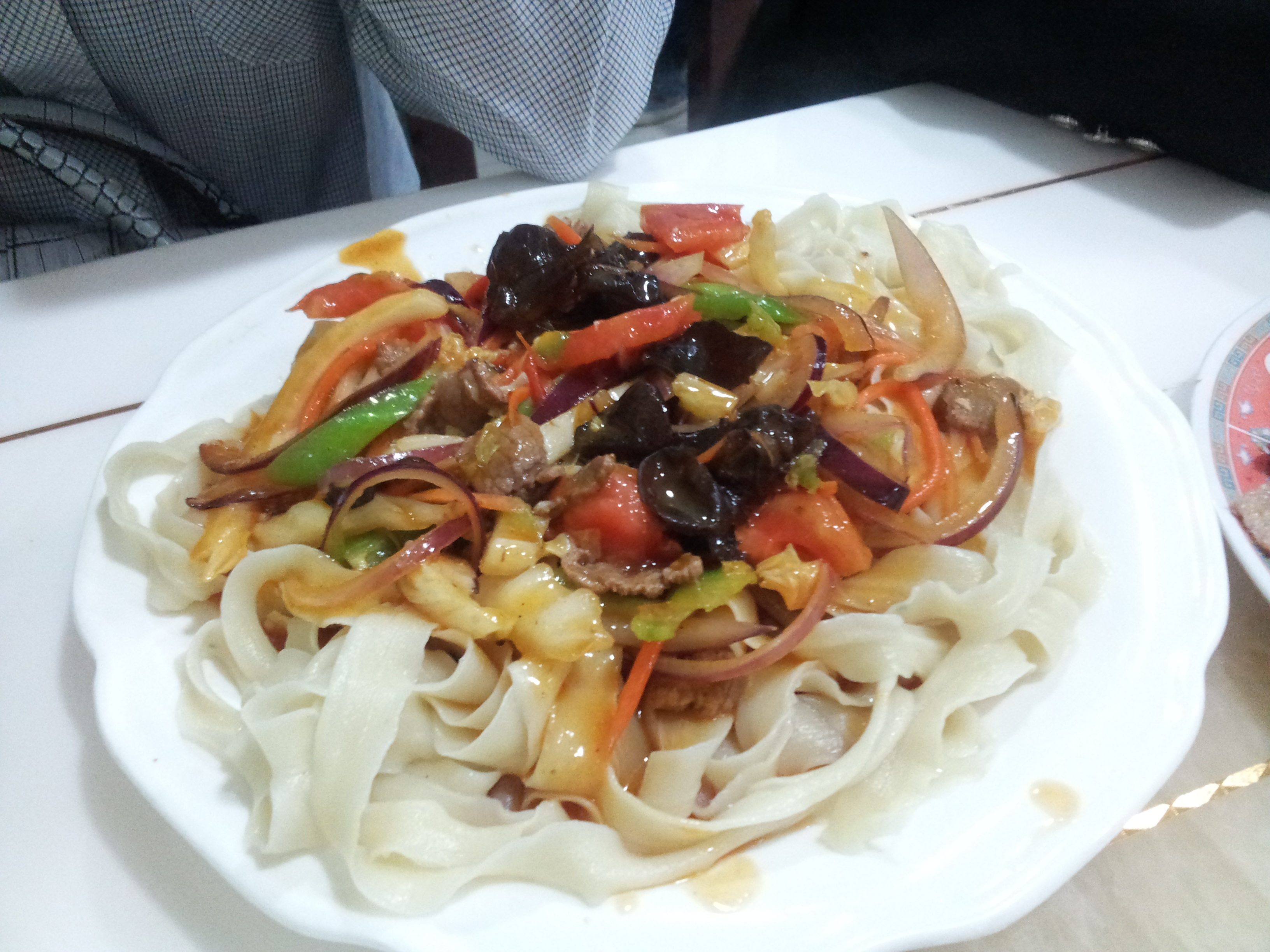 pâtes à la tomate du xinjiang