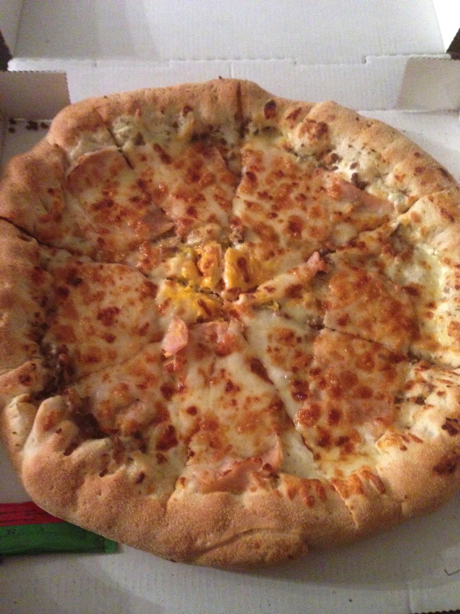 Pizza halal cheddar