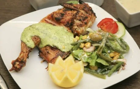 Au poulet braisé