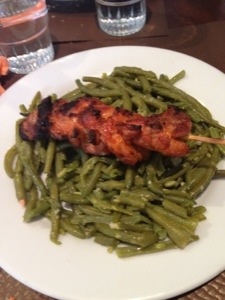 Brochette de dinde Brochette de dinde